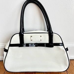 Kate Spade black & white handbag